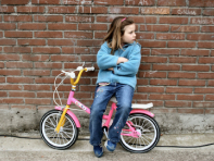 Girl with Bicycle 